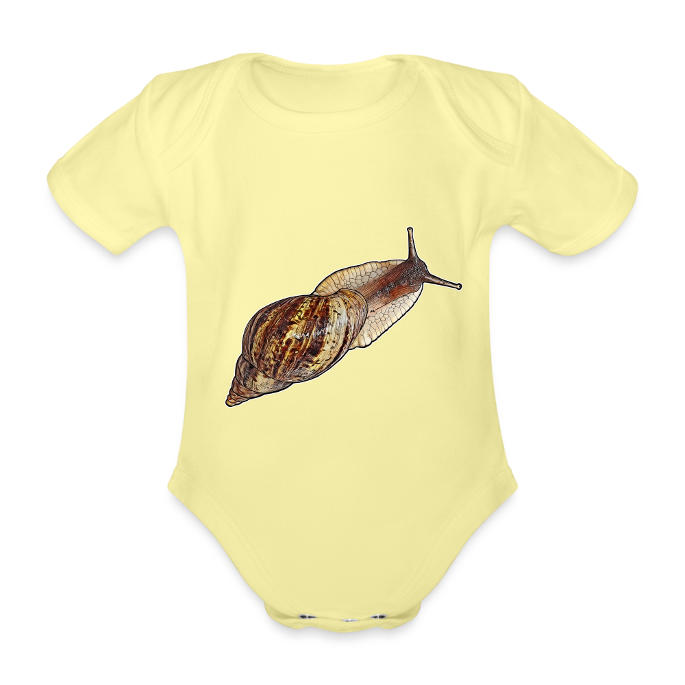Baby Bio Body kurz Achatina reticulata wildfarben - Hellgelb