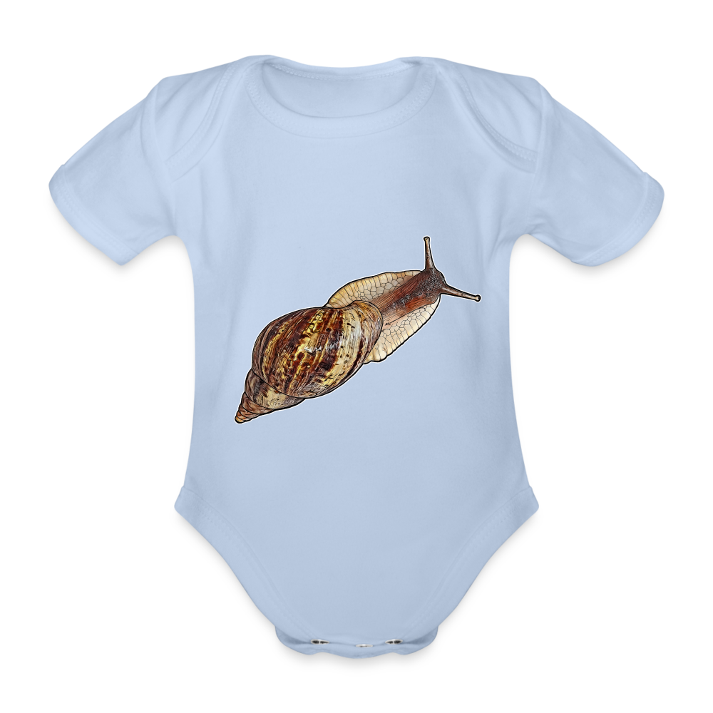 Baby Bio Body kurz Achatina reticulata wildfarben - Sky