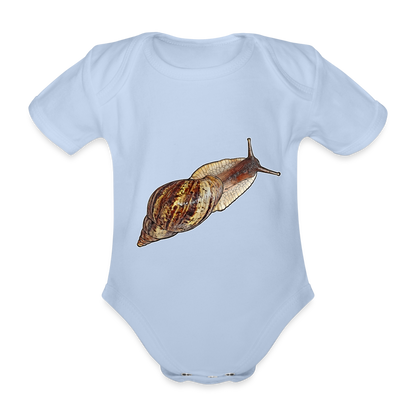 Baby Bio Body kurz Achatina reticulata wildfarben - Sky