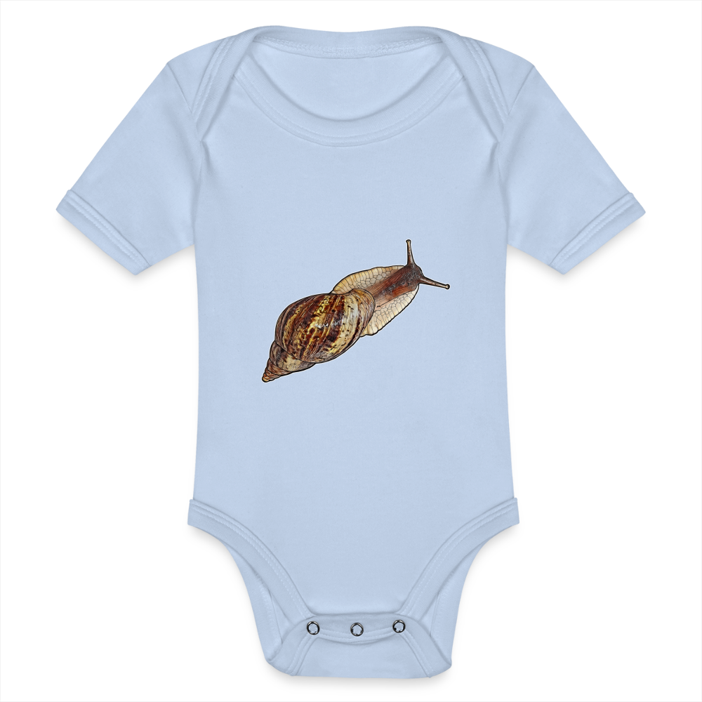 Baby Bio Body kurz Achatina reticulata wildfarben - Sky