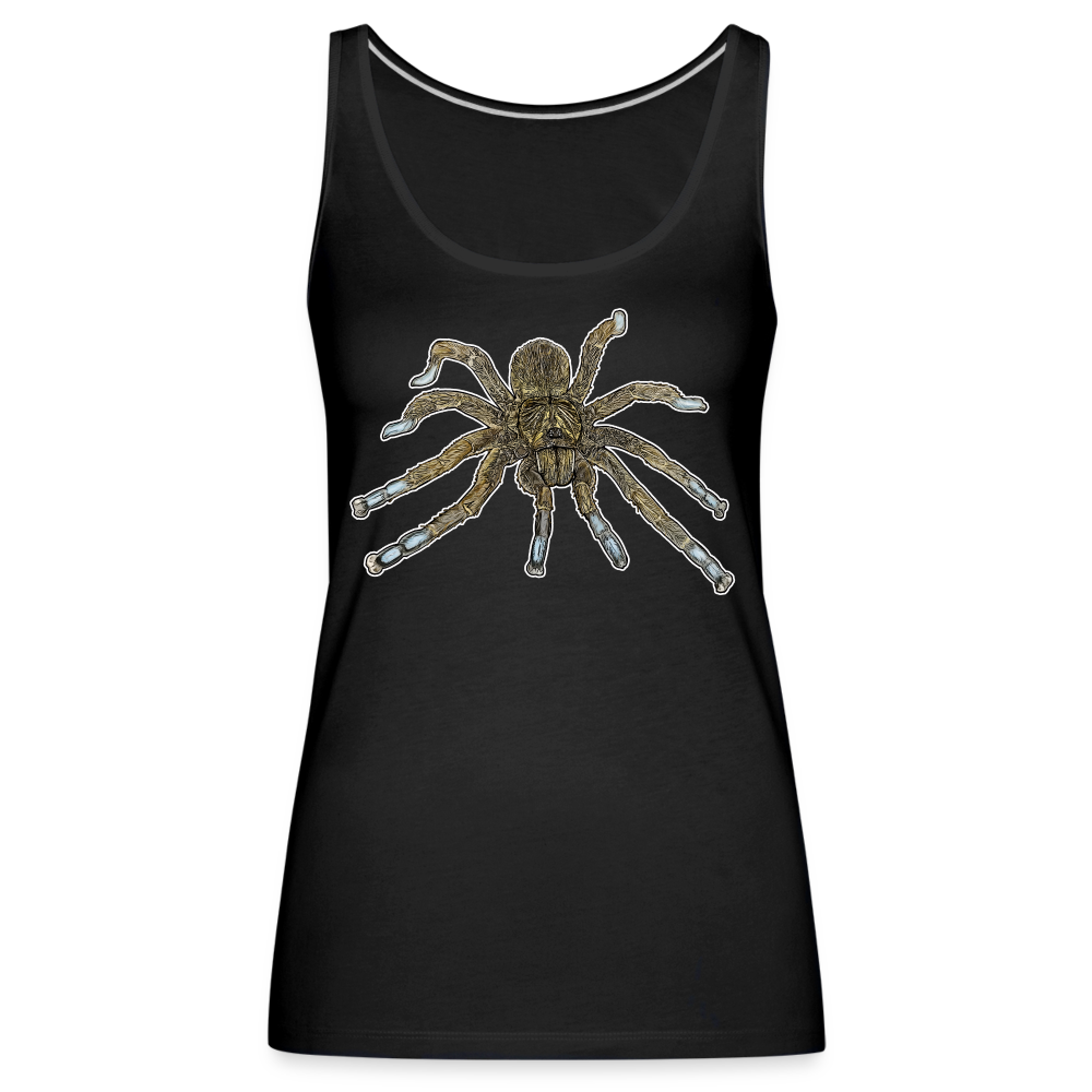 Frauen Tank Top Idiothele mira - Schwarz