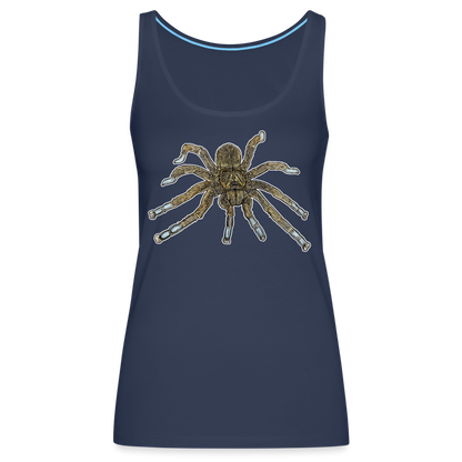 Frauen Tank Top Idiothele mira - Navy