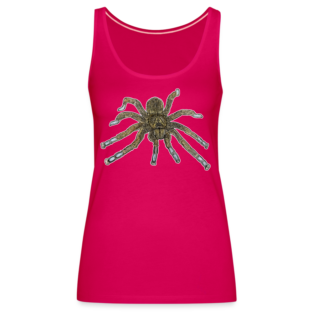 Frauen Tank Top Idiothele mira - dunkles Pink