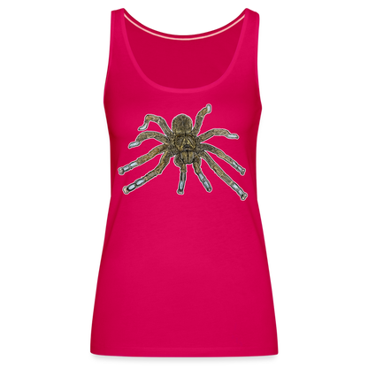 Frauen Tank Top Idiothele mira - dunkles Pink