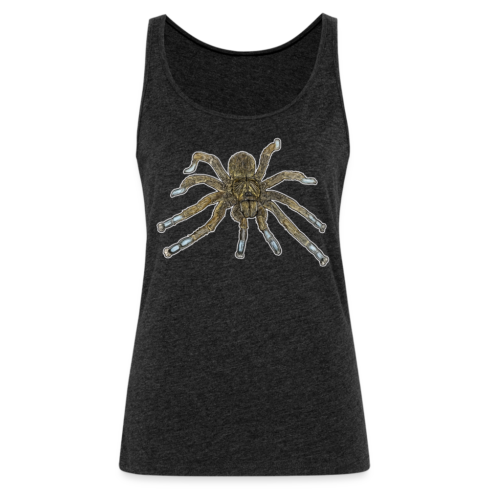 Frauen Tank Top Idiothele mira - Anthrazit