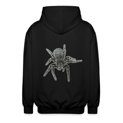Unisex Zip-Hoodie Eresus walckenaeri - Schwarz