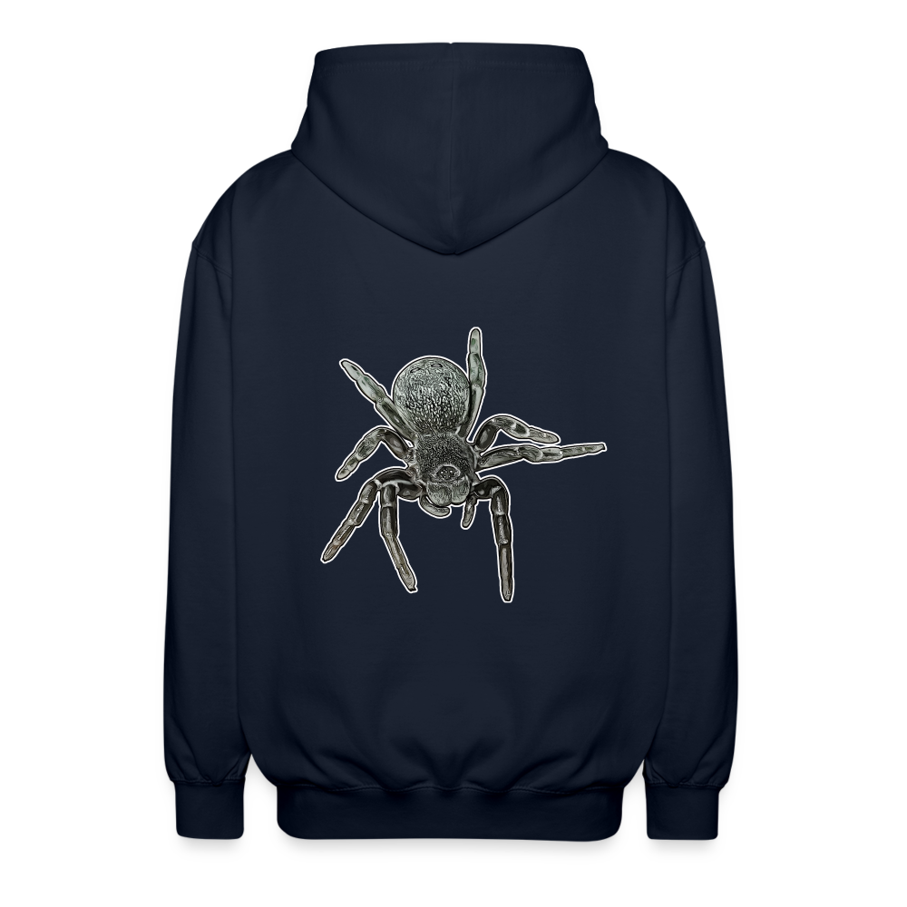 Unisex Zip-Hoodie Eresus walckenaeri - Navy