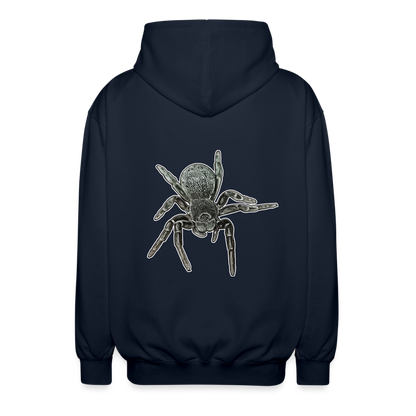 Unisex Zip-Hoodie Eresus walckenaeri - Navy