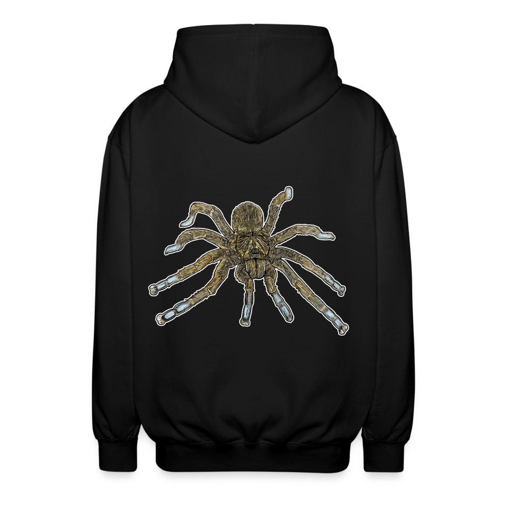 Unisex Zip-Hoodie Idiothele mira - Schwarz