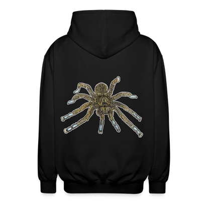 Unisex Zip-Hoodie Idiothele mira - Schwarz