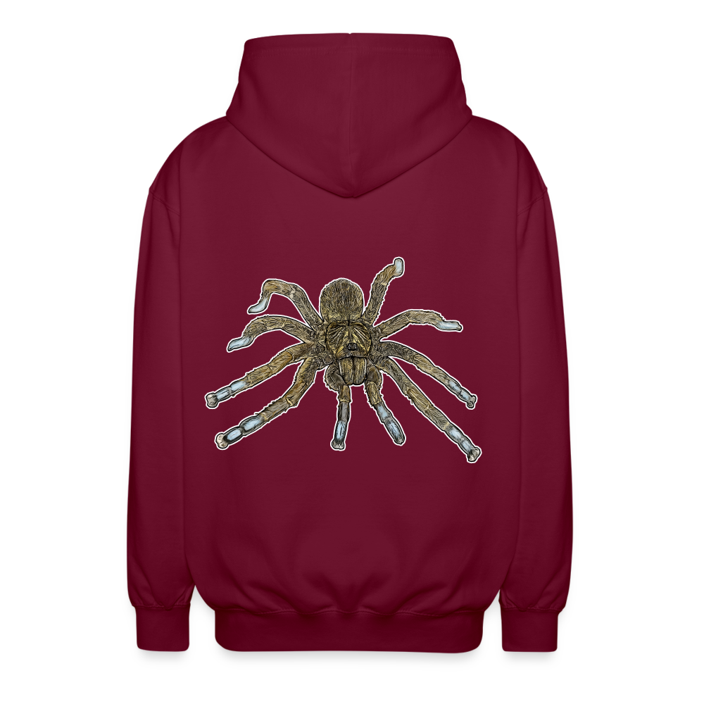 Unisex Zip-Hoodie Idiothele mira - Bordeaux