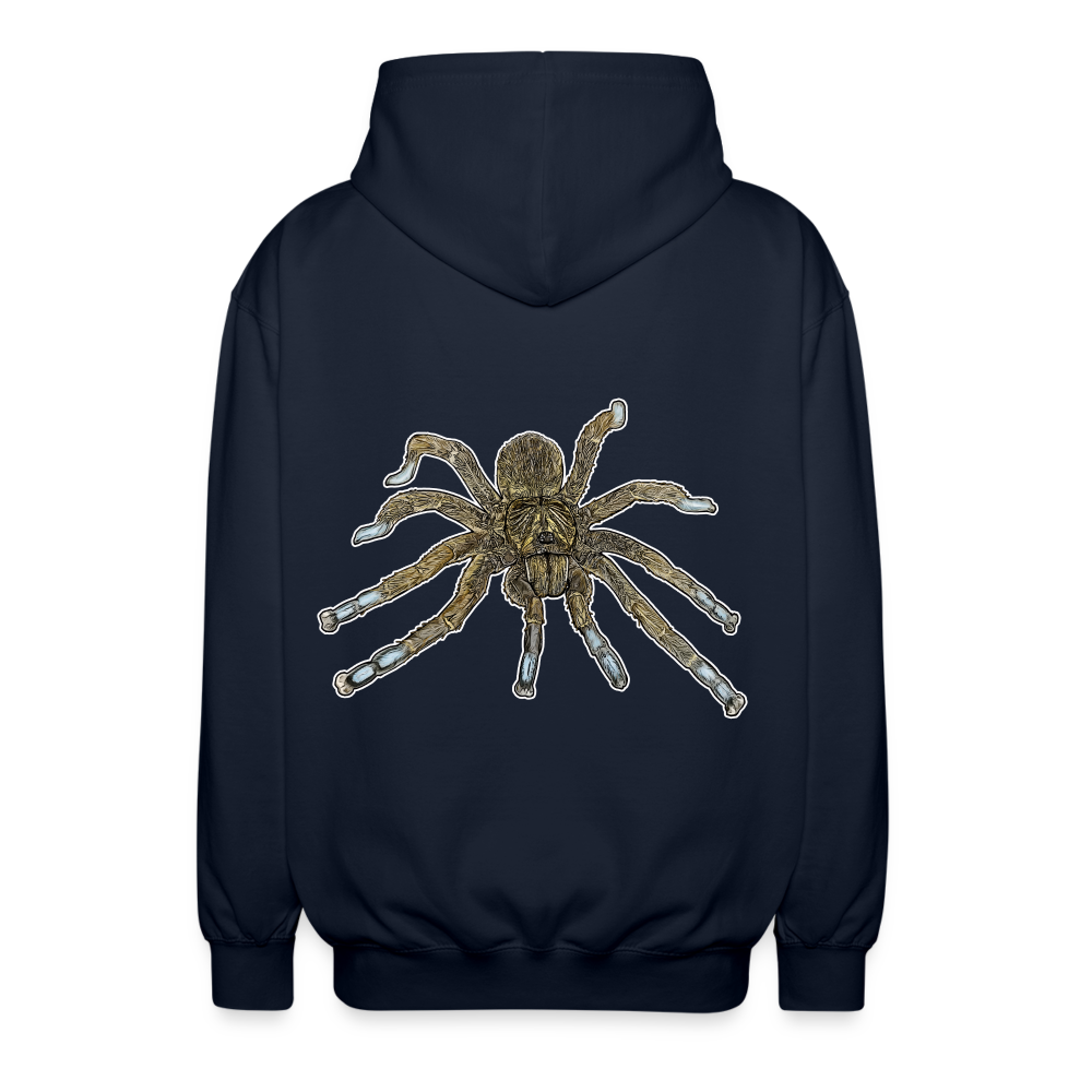 Unisex Zip-Hoodie Idiothele mira - Navy