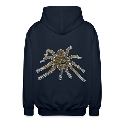 Unisex Zip-Hoodie Idiothele mira - Navy