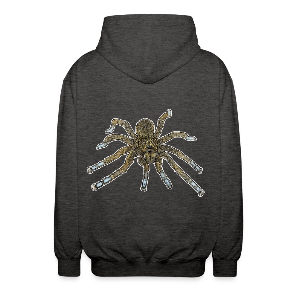 Unisex Zip-Hoodie Idiothele mira - Anthrazit