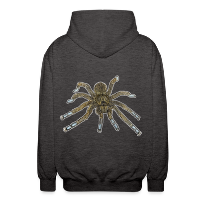 Unisex Zip-Hoodie Idiothele mira - Anthrazit