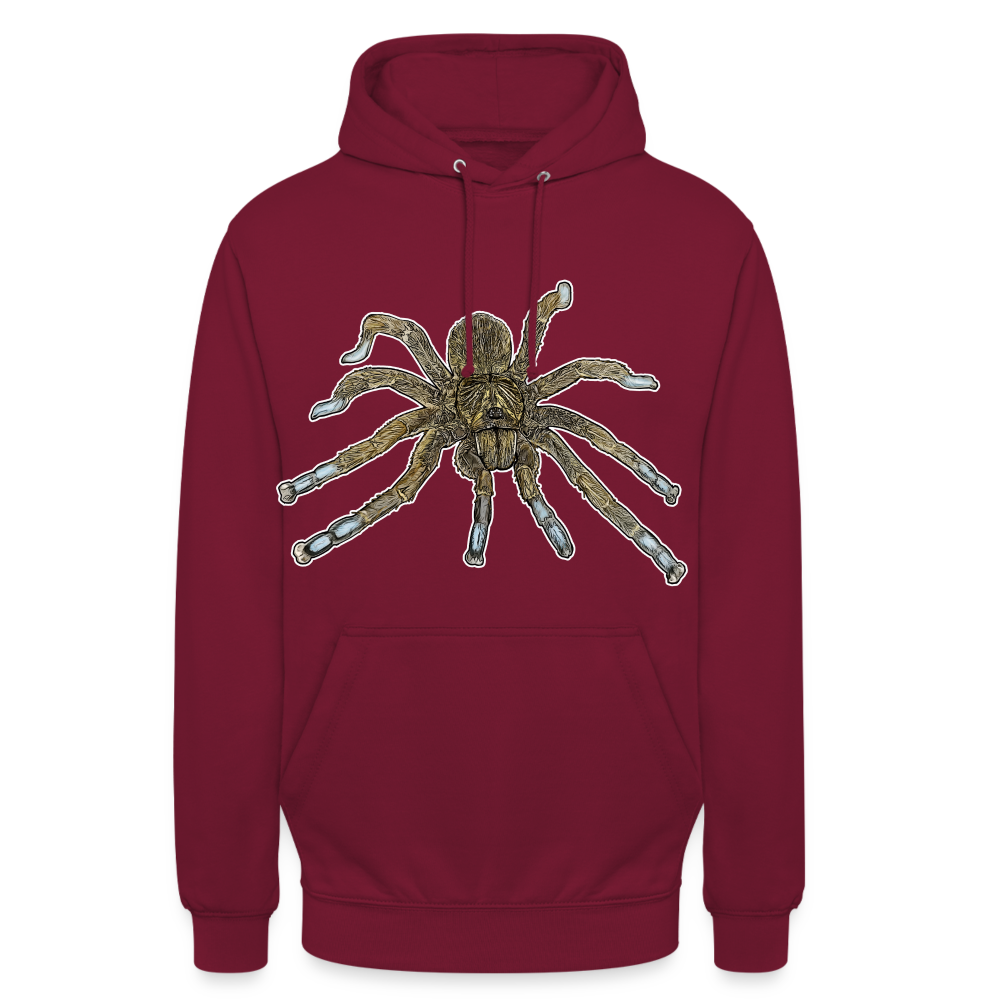 Unisex Hoodie Idiothele mira - Bordeaux