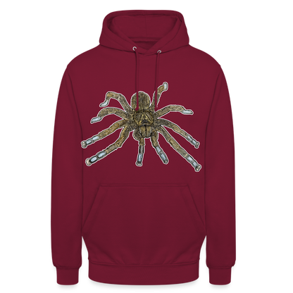 Unisex Hoodie Idiothele mira - Bordeaux