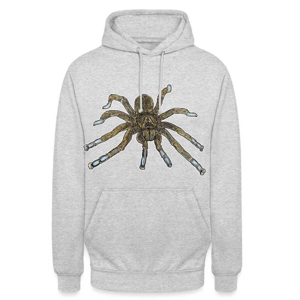 Unisex Hoodie Idiothele mira - Hellgrau meliert