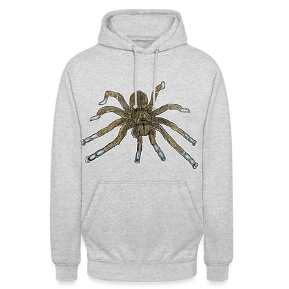 Unisex Hoodie Idiothele mira - Hellgrau meliert