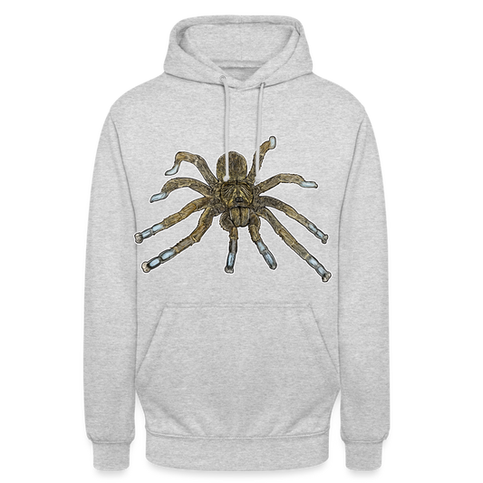 Unisex Hoodie Idiothele mira - Hellgrau meliert