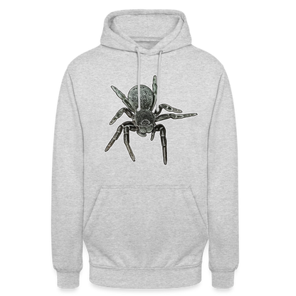 Unisex Hoodie Eresus walckenaeri - Hellgrau meliert