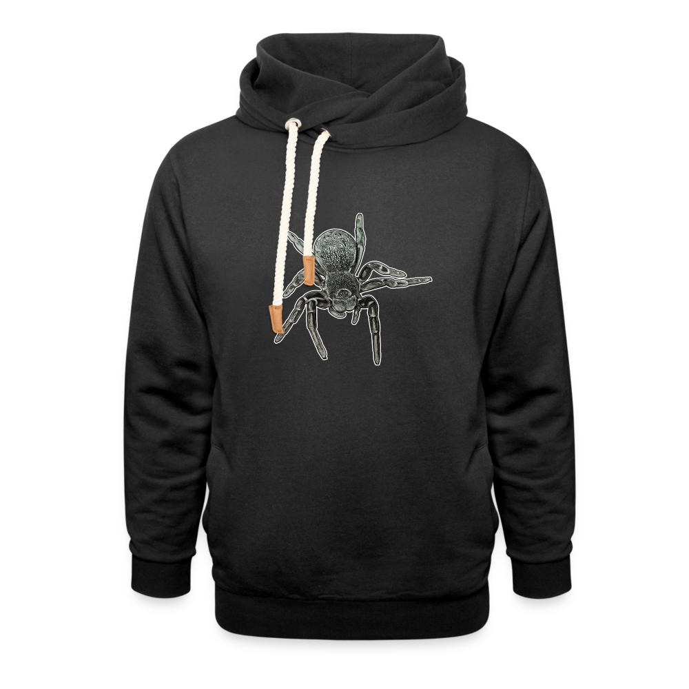 Unisex Schalkragen Hoodie Eresus walckenaeri - Schwarz