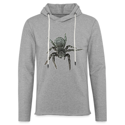 Unisex Kapuzensweatshirt Eresus walckenaeri - Grau meliert