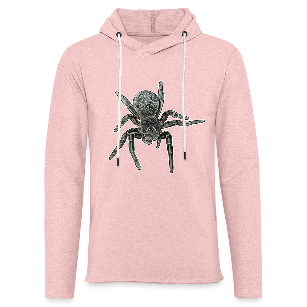 Unisex Kapuzensweatshirt Eresus walckenaeri - Rosa-Creme meliert