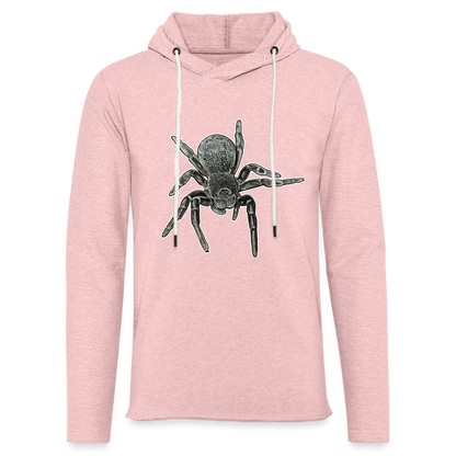 Unisex Kapuzensweatshirt Eresus walckenaeri - Rosa-Creme meliert