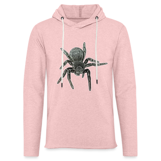 Unisex Kapuzensweatshirt Eresus walckenaeri - Rosa-Creme meliert