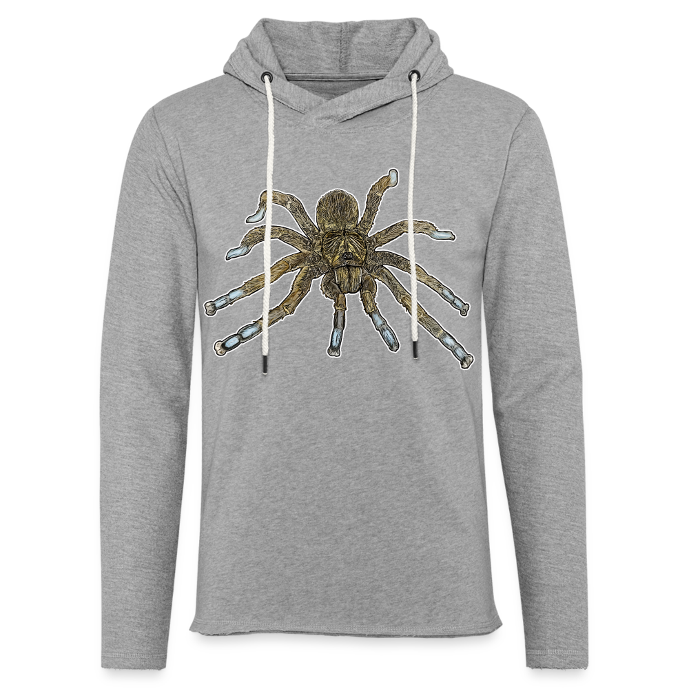 Unisex Kapuzensweatshirt Idiothele mira - Grau meliert