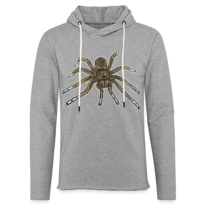 Unisex Kapuzensweatshirt Idiothele mira - Grau meliert