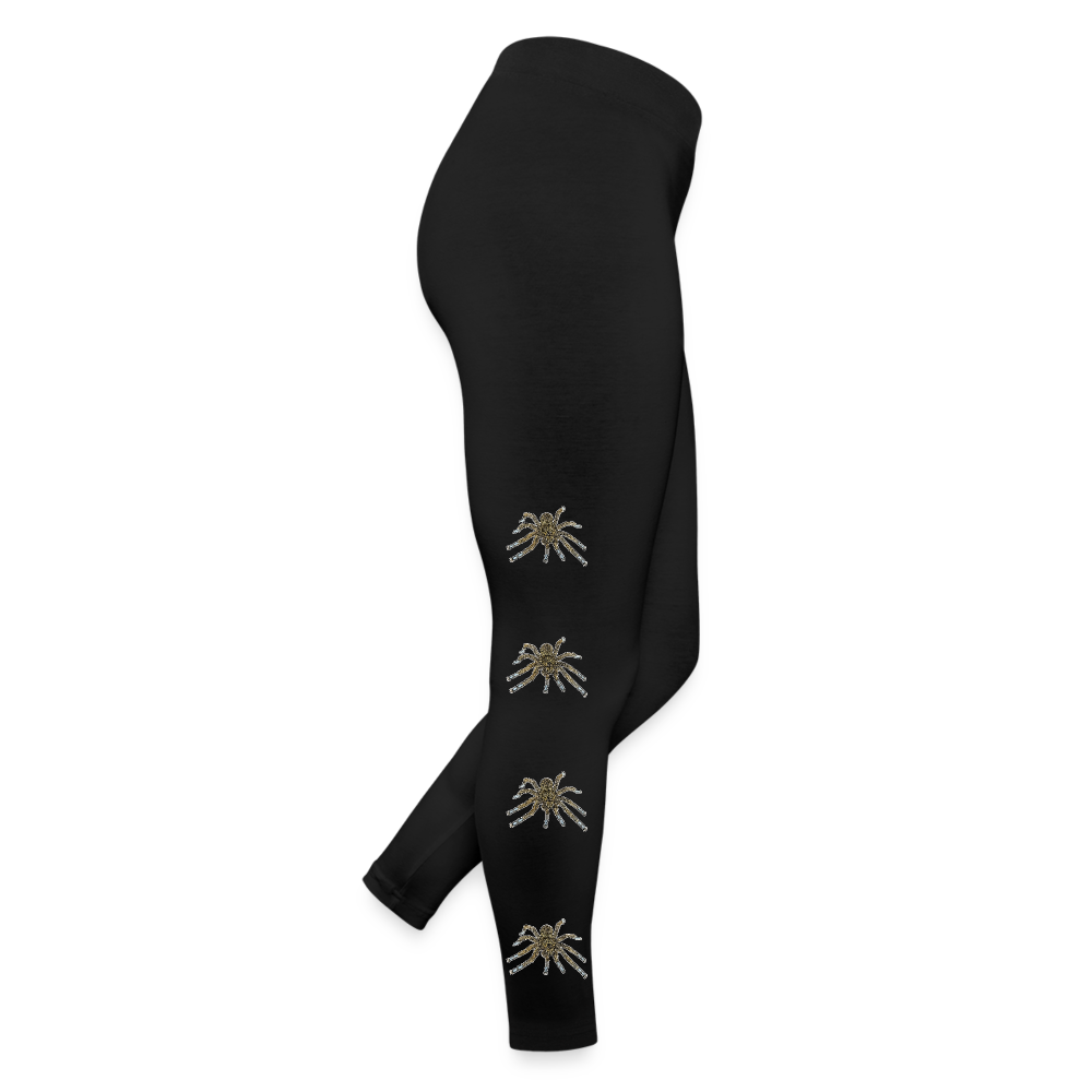 Frauen Jersey Leggings Idiothele mira - Schwarz