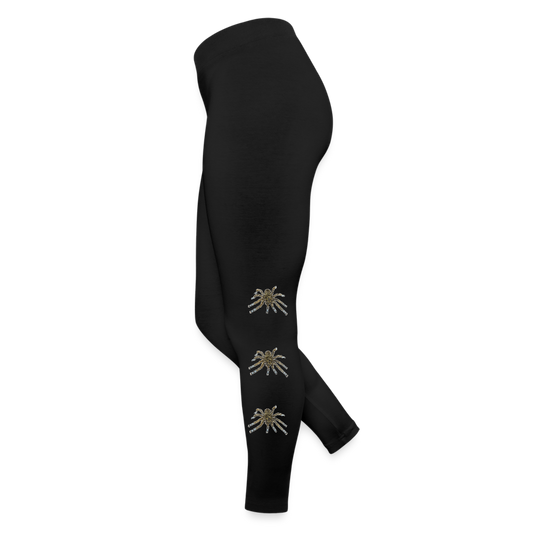 Frauen Jersey Leggings Idiothele mira - Schwarz