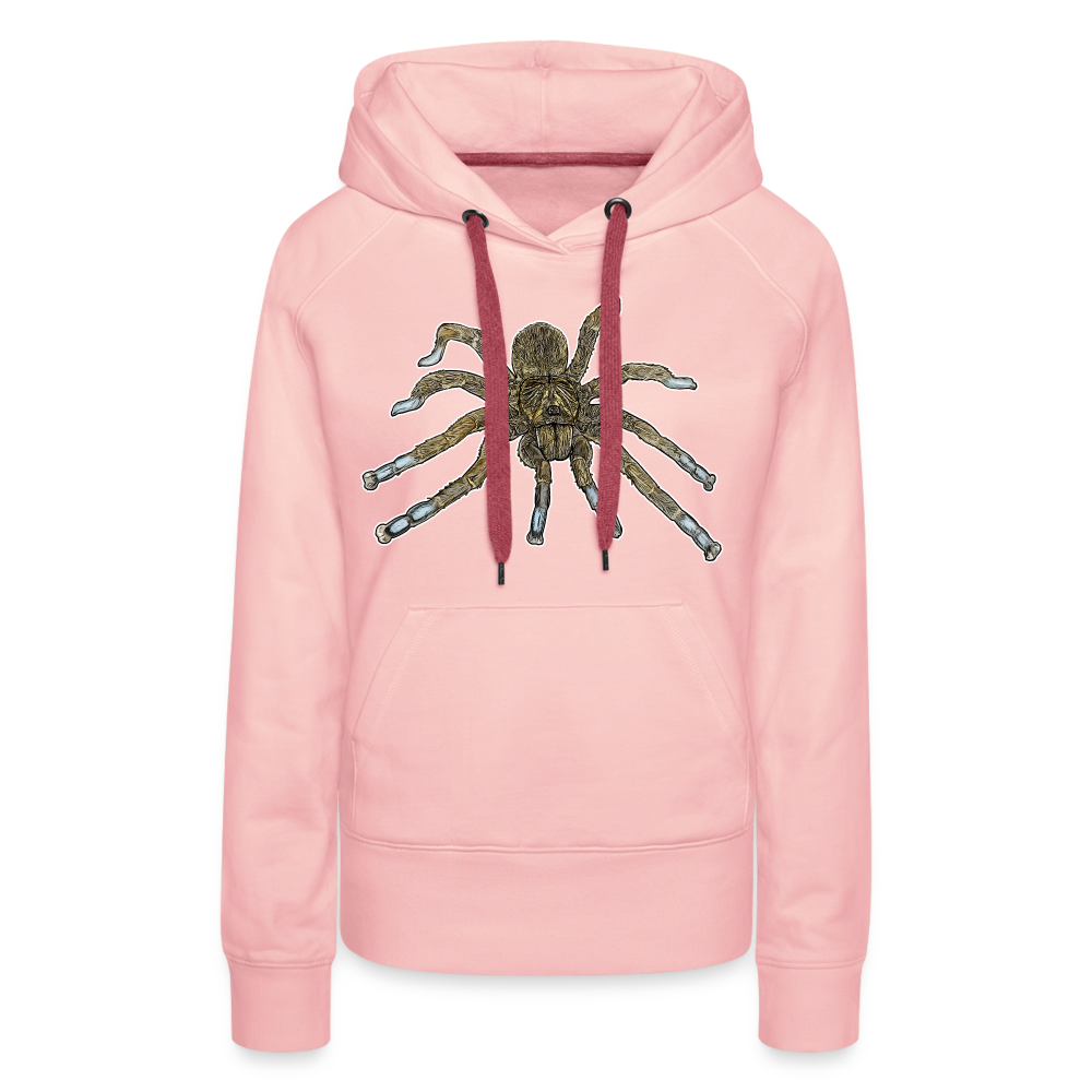 Frauen Hoodie Idiothele mira - Kristallrosa