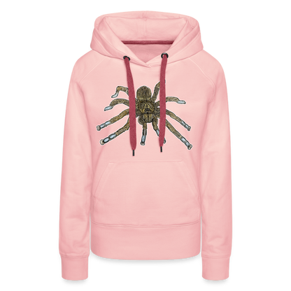 Frauen Hoodie Idiothele mira - Kristallrosa
