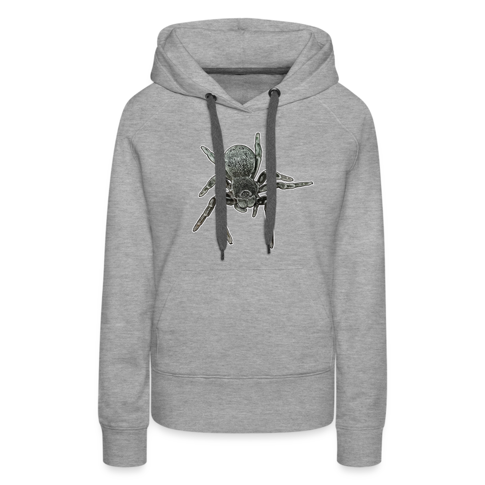 Frauen Hoodie Eresus walckenaeri - Grau meliert