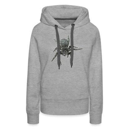 Frauen Hoodie Eresus walckenaeri - Grau meliert