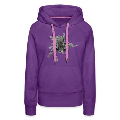 Frauen Hoodie Eresus walckenaeri - Purple
