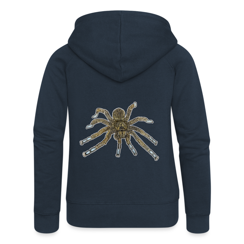 Frauen Zip-Hoodie Idiothele mira - Navy
