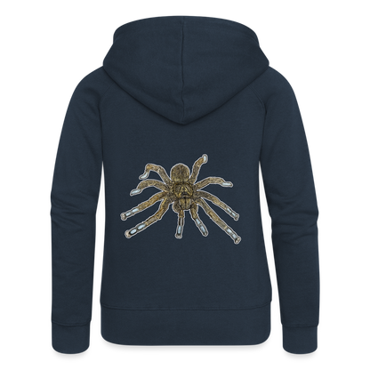 Frauen Zip-Hoodie Idiothele mira - Navy