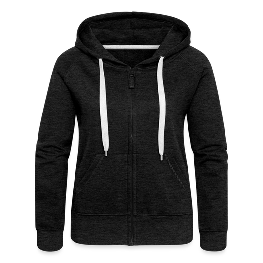 Frauen Zip-Hoodie Idiothele mira - Anthrazit