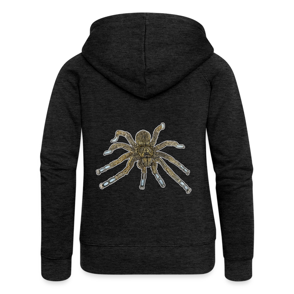 Frauen Zip-Hoodie Idiothele mira - Anthrazit