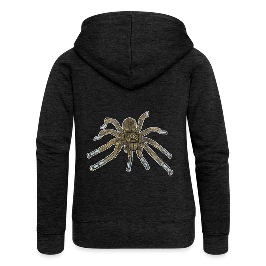 Frauen Zip-Hoodie Idiothele mira - Anthrazit