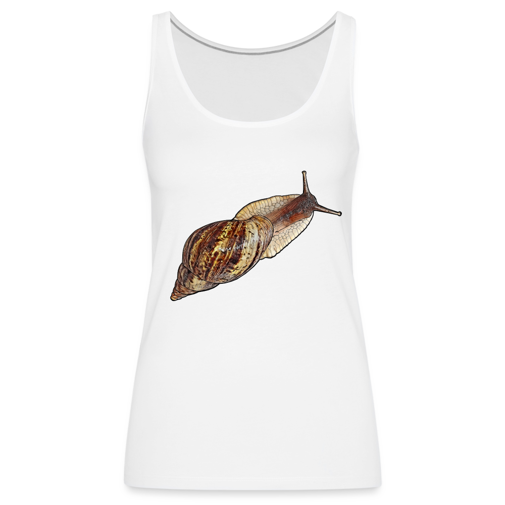 Frauen Tank Top Achatina reticulata wildfarben - weiß