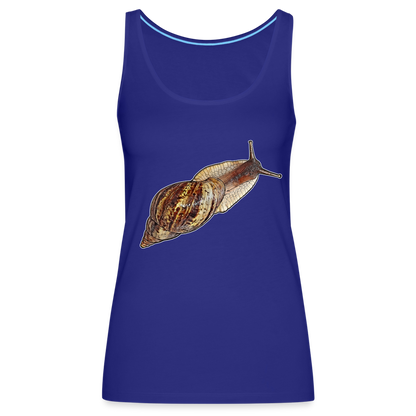 Frauen Tank Top Achatina reticulata wildfarben - Königsblau