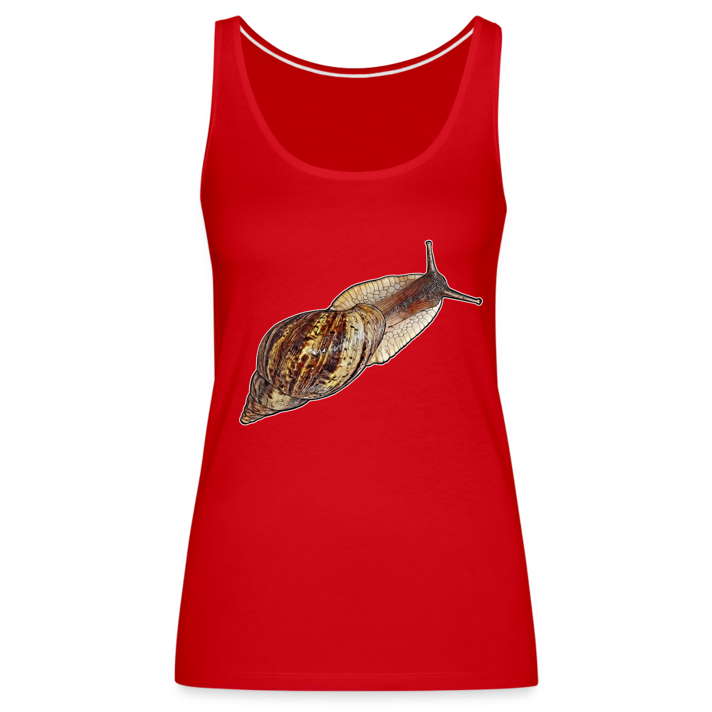 Frauen Tank Top Achatina reticulata wildfarben - Rot