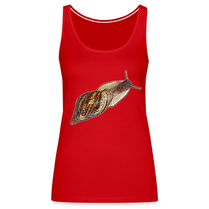 Frauen Tank Top Achatina reticulata wildfarben - Rot