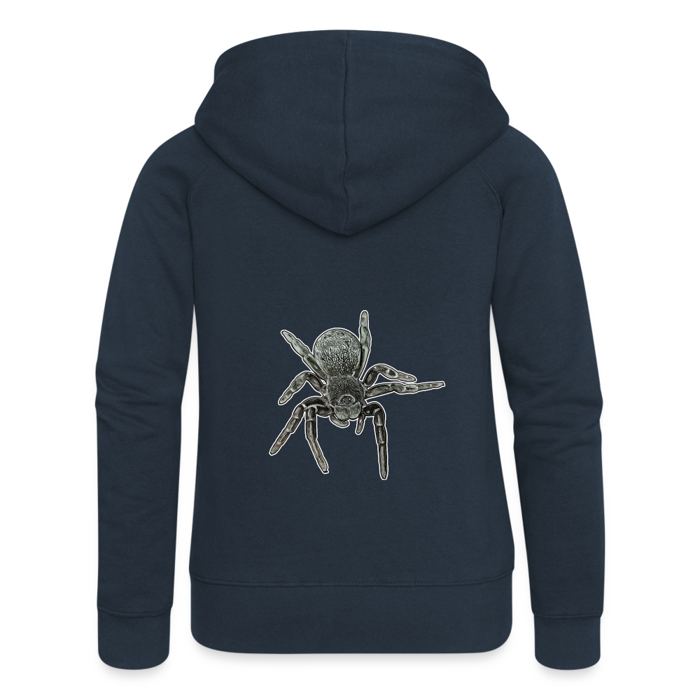 Frauen Zip-Hoodie Eresus walckenaeri - Navy