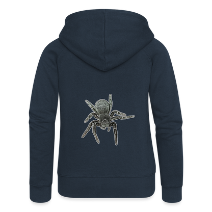 Frauen Zip-Hoodie Eresus walckenaeri - Navy
